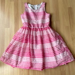 Pink stripes dress